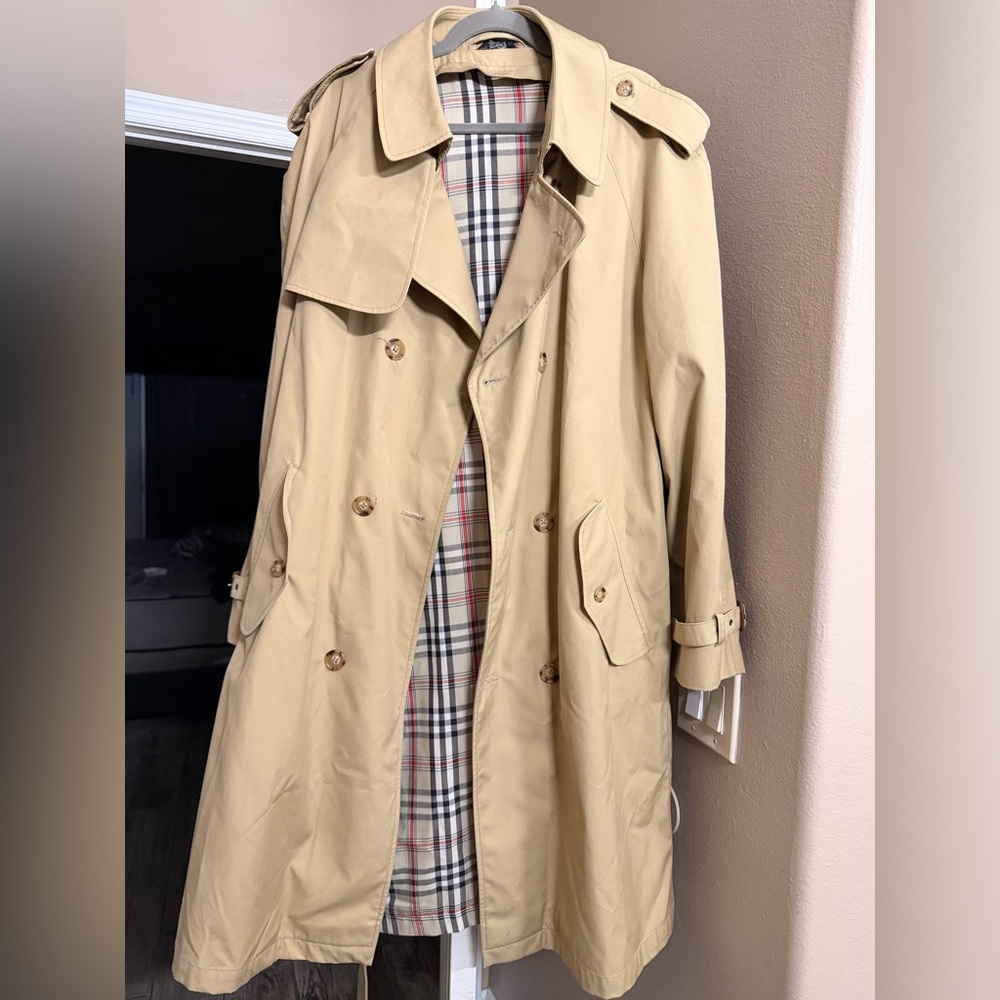 Vintage Tan Trench Coat